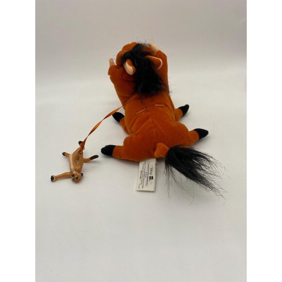 2002 Hasbro Disney The Lion King Timon and Pumbaa Plush: Collectible Toy - Picture 5 of 7